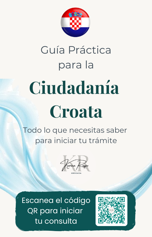 Recursos Guía Ciudadanía Croata - Karina Raspo Abogada 2025